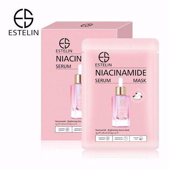 Estelin Niacinamide brightening serum mask Sheets
