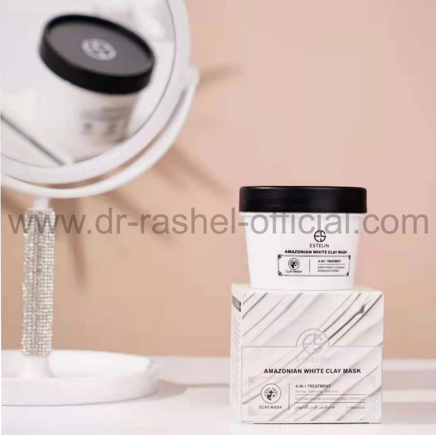 Estelin Amazonian White Clay Mask By Dr.Rashel - 100g