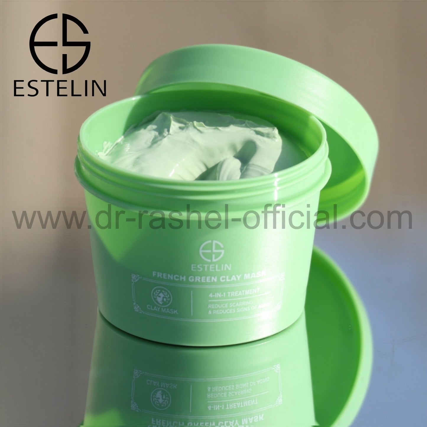 Estelin French Green Clay Mask By Dr.Rashel - 100g