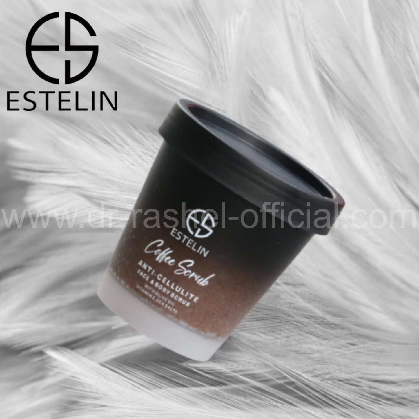 Estelin Coffee Scrub Anti Cellulite Face & Body Scrub by Dr.Rashel - 280g
