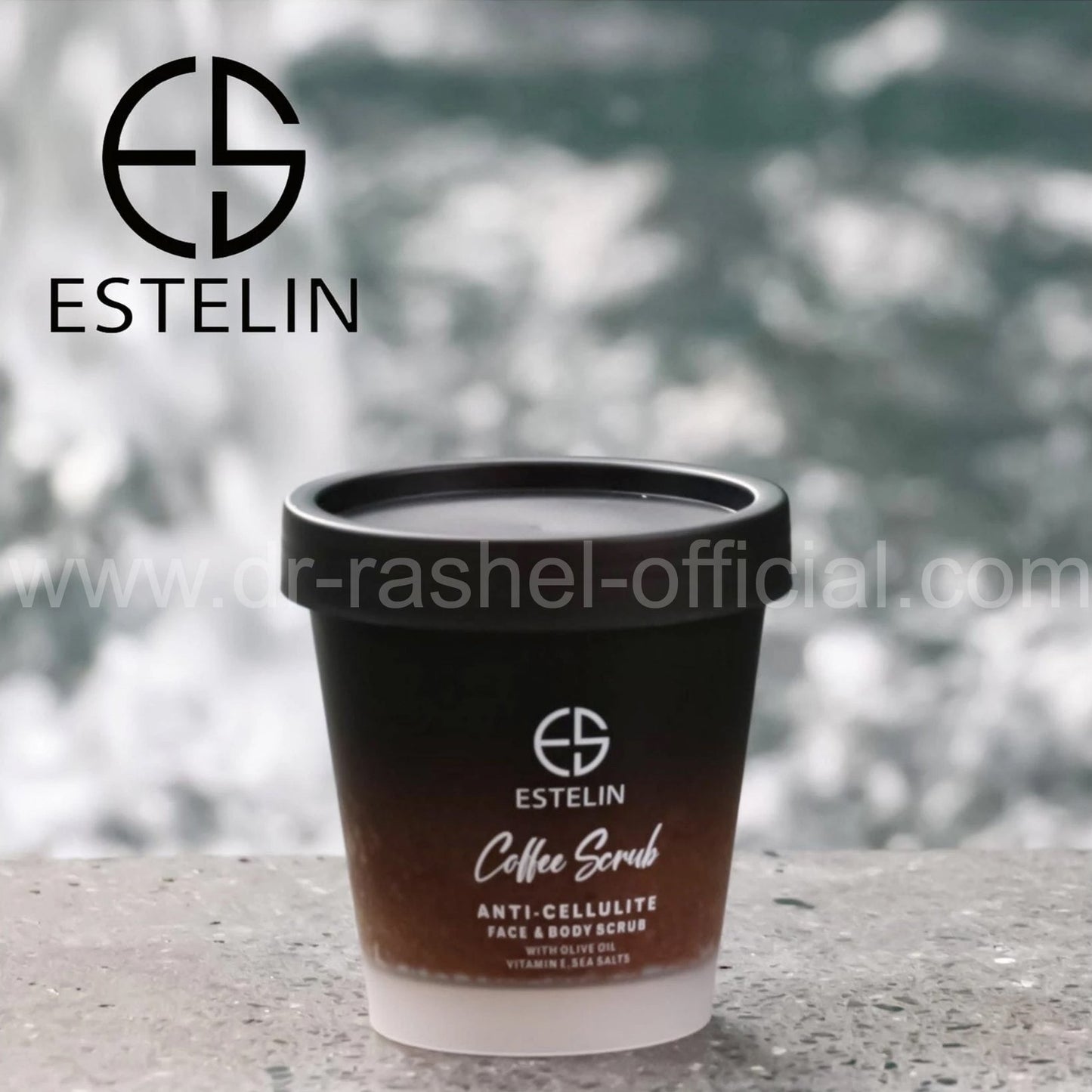 Estelin Coffee Scrub Anti Cellulite Face & Body Scrub by Dr.Rashel - 280g