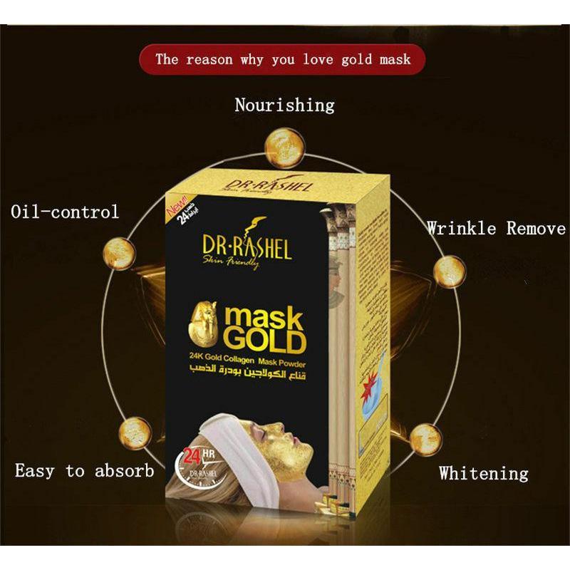 Dr.Rashel 24K Gold Collagen Mask Powder