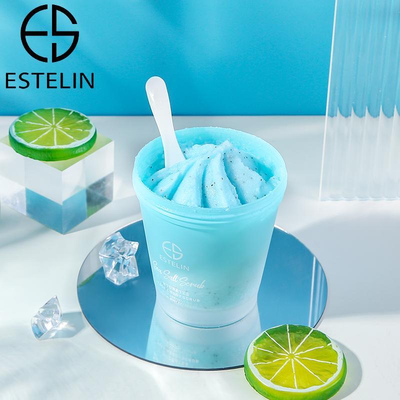 Estelin Sea Salt Scrub Hydrates Face & Body Scrub by Dr.Rashel - 280g