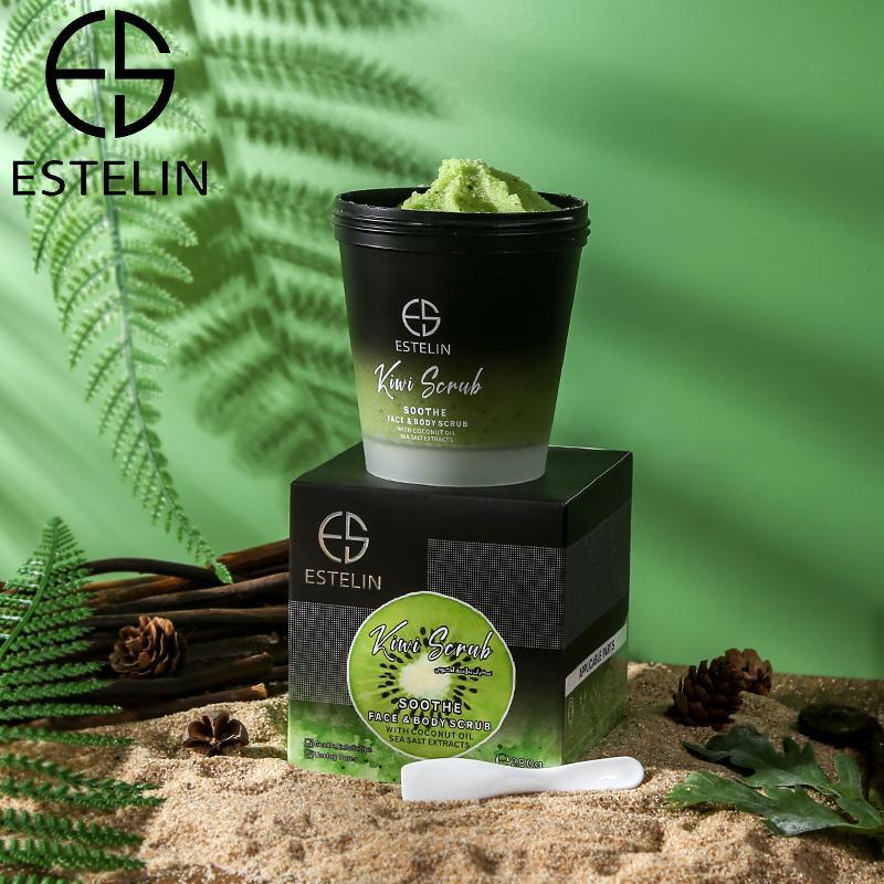 Estelin Kiwi Scrub Soothe Face & Body Scrub by Dr.Rashel - 280g