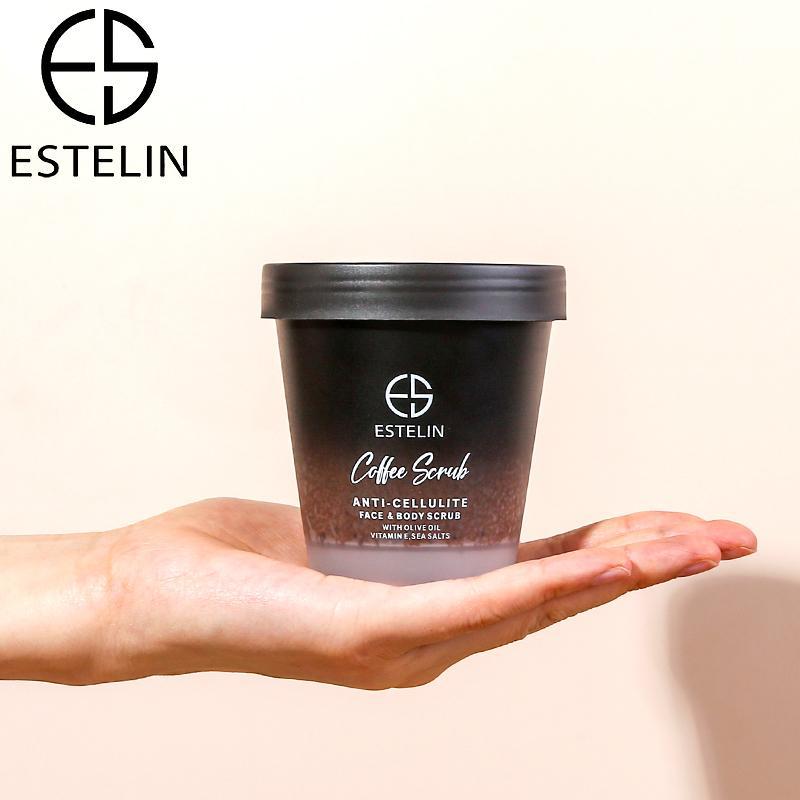 Estelin Coffee Scrub Anti Cellulite Face & Body Scrub by Dr.Rashel - 280g