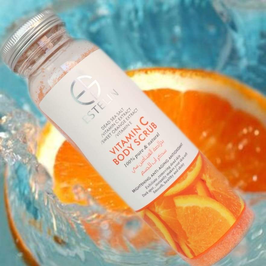 ESTELIN Moisturizing and Exfoliating Whitening VC Body Scrub - Vitamin C
