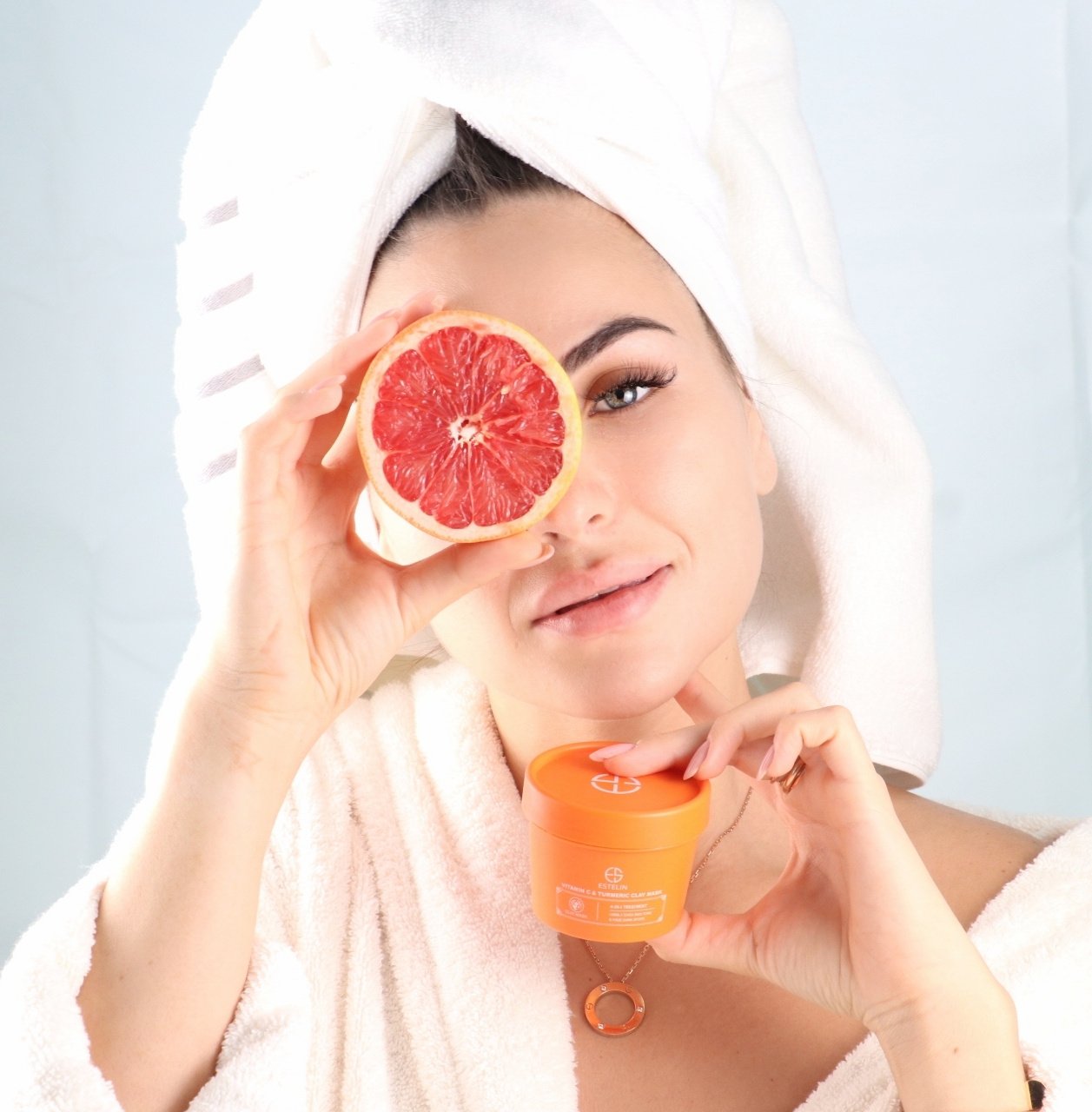 Estelin Vitamin C and Turmeric Clay Mask By Dr.Rashel - 100g