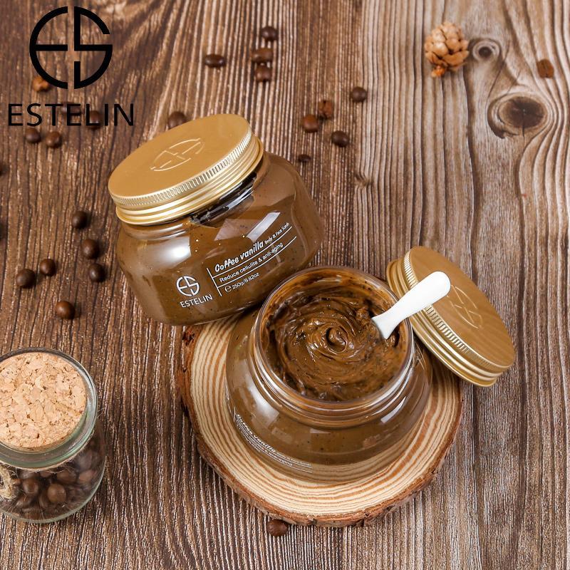Estelin Coffee Vanilla Anti Aging Face & Body Scrub by Dr.Rashel - 250g