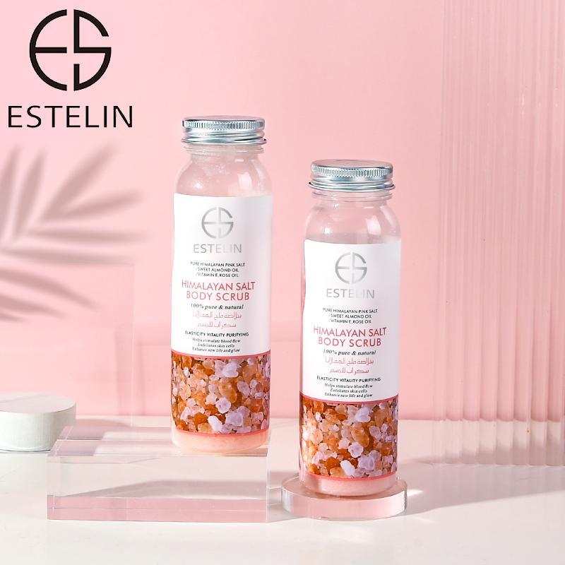 Natural Skin Care ESTELIN Moisturizing Body Scrub Exfoliating Salt - Himalayan Salt