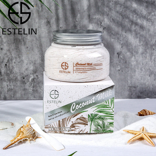 ESTELIN Coconut Milk Whitening Body and Face Scrub - 250g