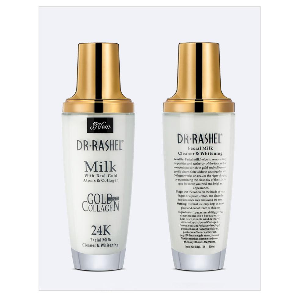Dr Rashel Milk With Real Gold Atoms & Collagen 24K Facial Milk
