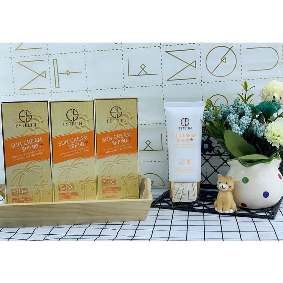 ESTELIN Sun Cream SPF 90 For Anti-Aging & Whitening