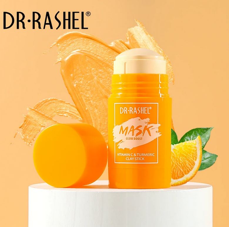 DR RASHEL Glow Boost Vitamin C and Turmeric Clay Mask Stick For Face