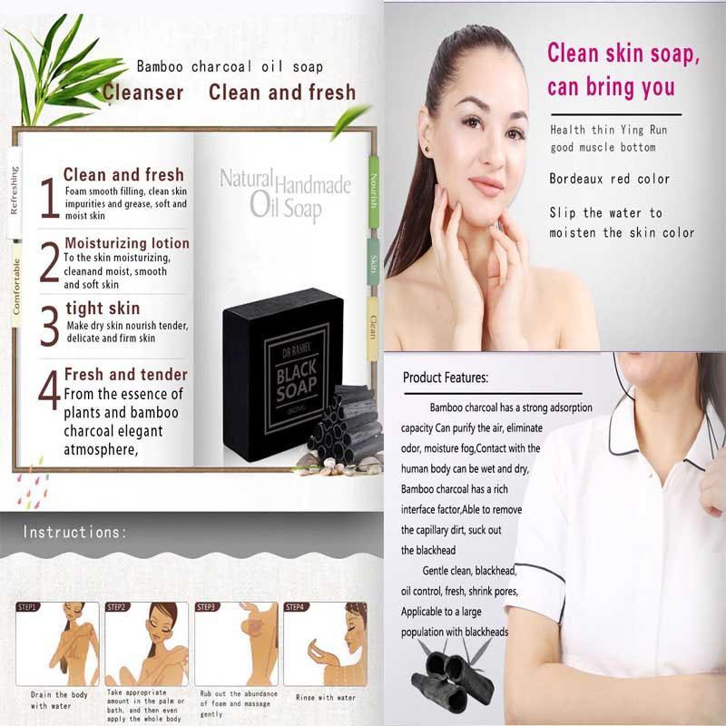Dr Rashel Collagen Charcoal Black Soap