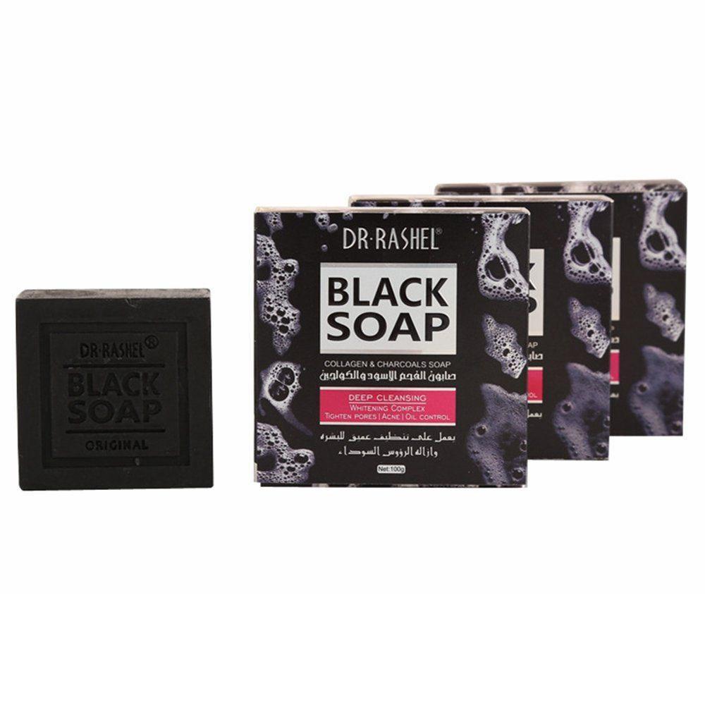 Dr Rashel Collagen Charcoal Black Soap