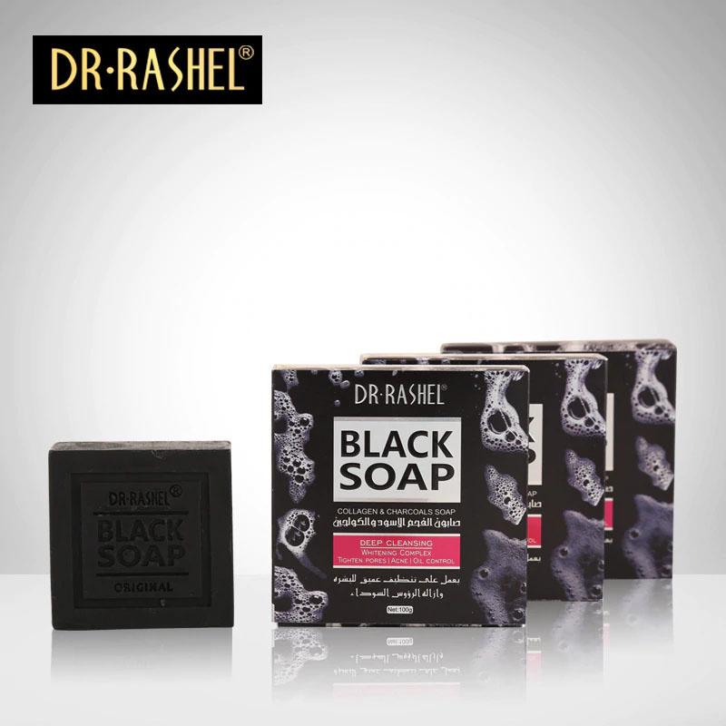 Dr Rashel Collagen Charcoal Black Soap