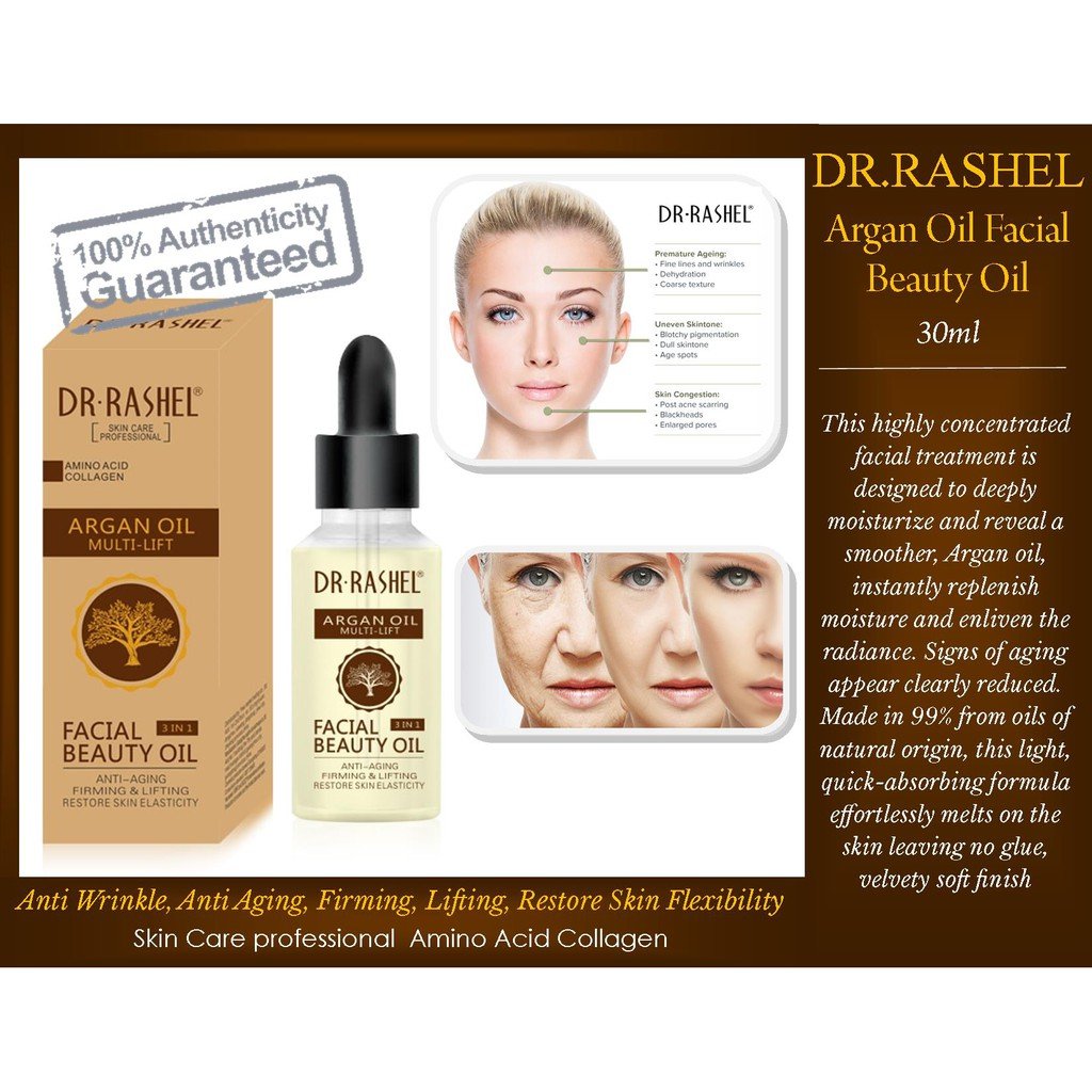 Dr Rashel Argan Oil Facial Beauty Oil