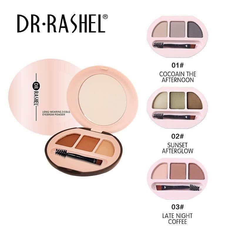 Dr.Rashel Long Wearing 3 Color Eyebrow Powder