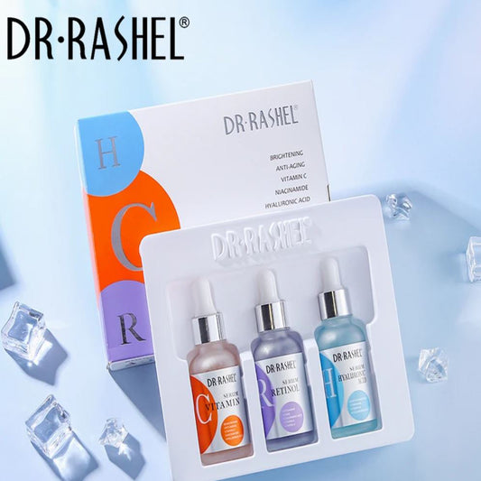 DR RASHEL Anti-aging Moisturizing Vitamin C Facial Serum Set 3 Pack