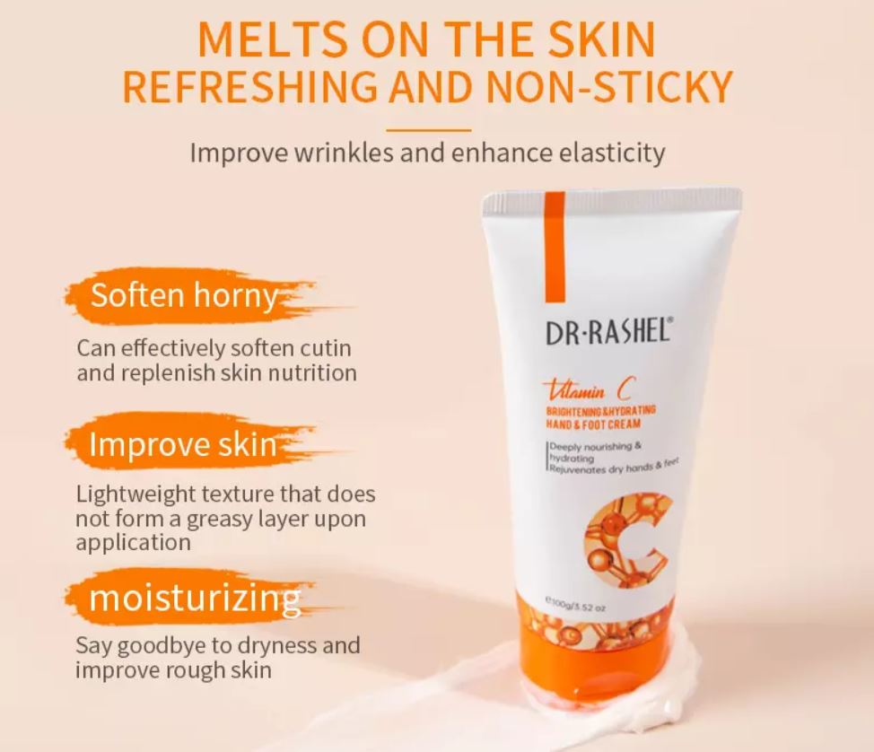 Dr Rashel Vitamin C Brightening & Hydrating Hand & Foot Cream Dr