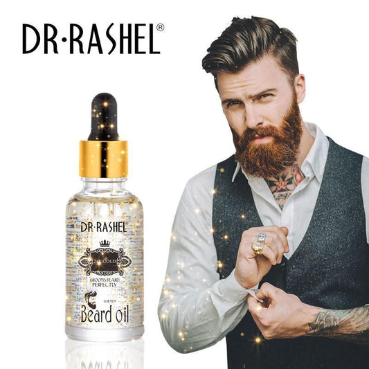Dr.Rashel 24k Gold Beard Oil For Men Increase Shine and Stopping Beardruff