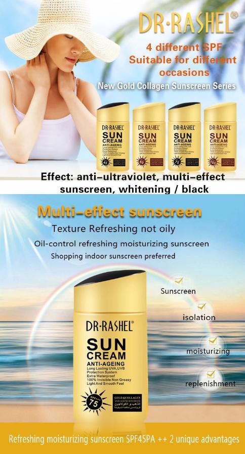 Dr Rashel Anti-Ageing Moisturizer SPF 75  Sun Block Cream