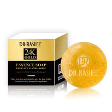 Load image into Gallery viewer, Dr Rashel 24K Gold Radiance &amp; Anti Aging Essence Soap
