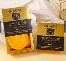 Load image into Gallery viewer, Dr Rashel 24K Gold Radiance &amp; Anti Aging Essence Soap
