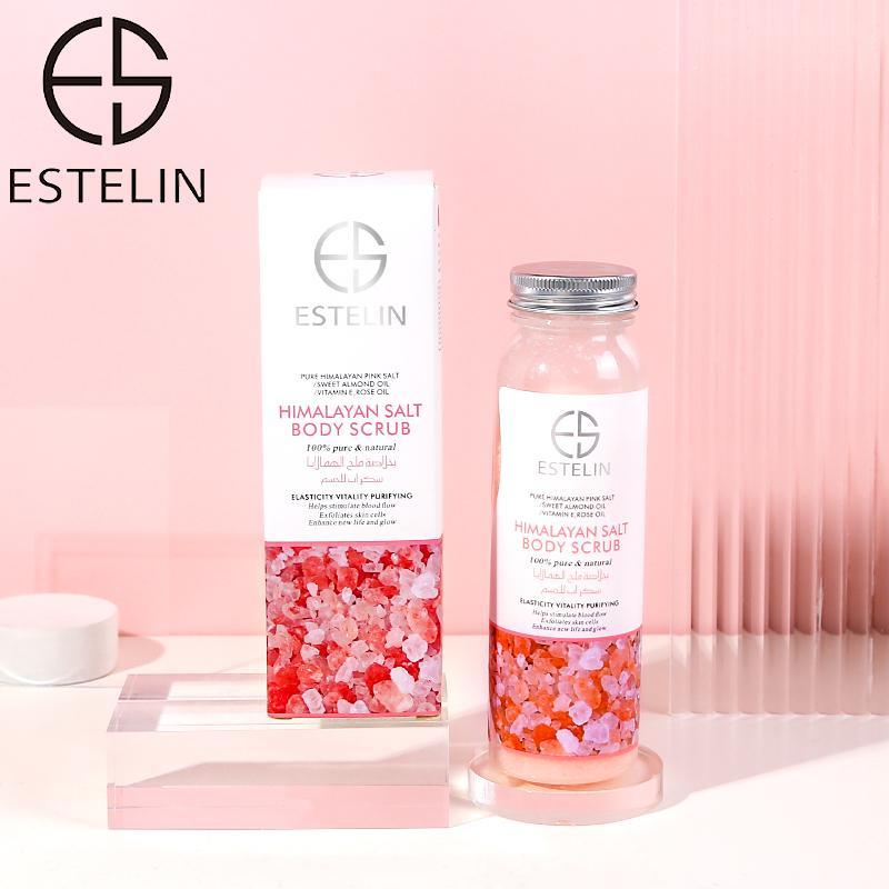 Natural Skin Care ESTELIN Moisturizing Body Scrub Exfoliating Salt - Himalayan Salt