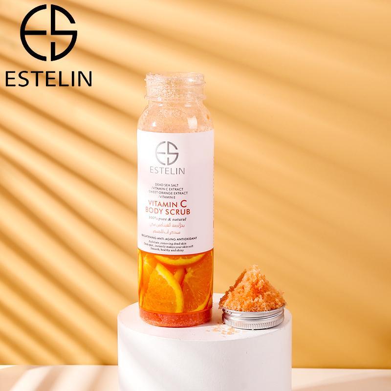 ESTELIN Moisturizing and Exfoliating Whitening VC Body Scrub - Vitamin C