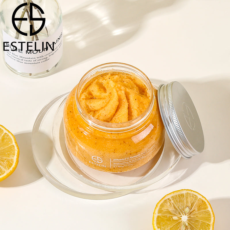 ESTELIN Vitamin C and Turmeric Brightening Face and Body Scrub