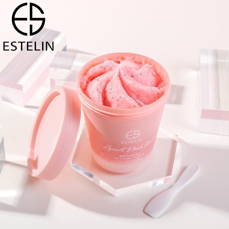 Estelin Apricot Peach Scrub Whitening Face & Body Scrub by Dr.Rashel - ā Dr  Rashel Official