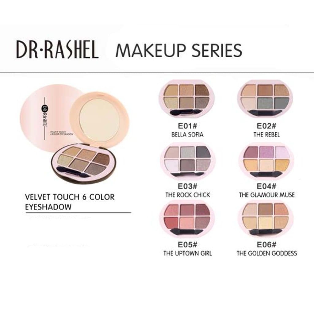 Velvet Touch 6 Color Eyeshadow