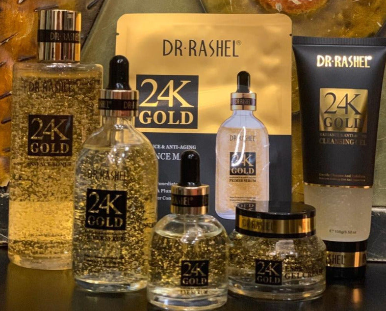 Dr Rashel 24K Gold Radiance & Anti-Aging Series - Pack of 6