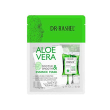 Load image into Gallery viewer, Dr.Rashel Aloe Vera Soothe &amp; Smooth Essence Mask - Pack Of 5
