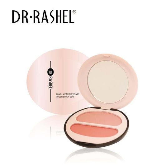 Dr.Rashel Long Wearing Velvet Touch Blush Duo