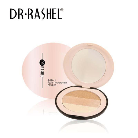 Dr.Rashel 3 In 1 Velvet Highlighter Powder